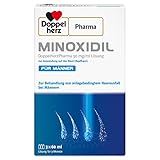 MINOXIDIL DoppelherzPharma 50 mg/ml Lösung zur Anwendung auf der Haut – Arzneimittel zur Behandlung von anlagebedingtem Haarausfall bei Männern – 3x 60 ml