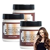 Vikada Hair Straightener Mask with Deep Repair 80ml,Vikada Nourishing Magical Treatment,5 Seconds to Restore Soft Hair,For Dry, Damaged Hair,Nourishing and moisturizing (3pcs)