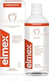 elmex Mundspülung Kariesschutz 400ml – antibakterielle Zahnreinigung ohne Alkohol schützt effektiv vor Karies – für die tägliche Anwendung mit zweifach aktivem Kalzium-Fluorid Schutzschild