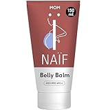 Naïf - Reichhaltiger Pflegebalsam - Schwangerschaftsbalsam - Schwangerschaftsstreifen Creme - Anti-Dehnungsstreifen Creme - Schwangerschaftsöl - Dehnungsstreifen Creme - 150ml