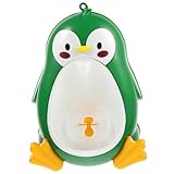 MUELODSIC Urinal Pinguin design Wandhängend mit Saugnäpfen Höhenverstellbar für Jungen Jahre Großes Fassungsvermögen Einfach zu Reinigen Steh training für Zuhause Badezimmer