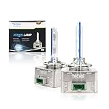 Techie D3S Xenon Brenner 8000k, 12V 35W Xenon Auto Scheinwerferlampe, Kaltblau Aluminium Fahrzeugscheinwerferbirne, HID Entladungs Lampe Ersatz Kit– 2 Stück (D3S-8000K)