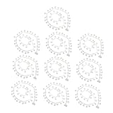 DOITOOL 10 Stück Teiliges Diy Zubehör mit Wollball Bunte Fransenborte für Kreative Bastelprojekte für Kinderhandwerk und Umgebungsdekoration