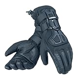 Dainese Erwachsene Skiprotektor D-Impact 13 D-Dry Gloves Snowboard Handschuhe mit Protektor, Schwarz/Carbon, M