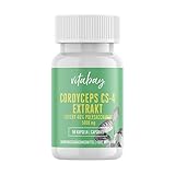 Vitabay Cordycreps CS-4 Extrakt 5000mg 90 Kapseln | Enthält 40% (2000mg) Polysaccharide | Hochdosierter Raupenpilz Extrakt | Laborgeprüft & hergestellt aus hochwertigen Rohstoffen