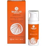 BasicLab Sonnenschutz SPF50+ Leichte Konsistenz | 50 ml | Für Kinder und Erwachsene, Für Frauen und Männer, Hoher Sonnenschutz