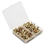 60 Sets Fahrrad-Bremsschlauch-Oliven und Verbindungseinsätze für hydraulische Scheibenbremsschläuche, kompatibel mit BH90 BH59, Messingmaterial (für Magura)