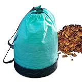Laubbeutel | Beutel | Rasen- und Laubköder | Gartensack | Faltbarer Laubsammler | Gartenabfallbehälter | Grasschnitt Reinigungsbehälter für Hinterhof, Outdoor, Camping, Zuhause, Terrasse