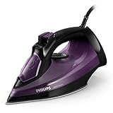 Philips 5000 Series Dampfbügeleisen – 2.400 W, Dampfstoß bis zu 180 g, SteamGlide Plus-Bügelsohle, Tropf-Stopp-System, Vertikaldampf, Effizientes Bügeln, Automatische Kalkreinigung (DST5030/80)