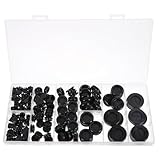 Cabilock 170 Stück Teiliges Gummidichtungsring Kabelschutz Hitze UV beständige Elektrische Kabeldichtung Flexible Gummistopfen für Bohrlöcher Geeignet für Elektrogehäuse und Rohrabschlüsse