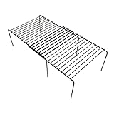 Ciieeo Ausziehbares Multifunktionales Küchenregal aus Schwarzem Verstellbarer Schrank Organizer mit Großer Kapazität für Gewürze Haushaltszubehör und Küchenutensilien Platzsparend und