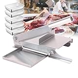 Fleischschneidemaschinen. Allesschneider aus Edelstahl mit abnehmbarer Aufbewahrungsschaufel, for Fleisch/Huhn/Fisch/Gemüse/Steak/Rindfleisch