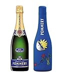 Pommery Brut Royal Champagner mit kühlender Neopren Icejacket Matta Mond (1 x 0.75 l)