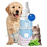 150ML Dentalspray für Hunde & Katzen,Dental-Spray für einen frischen Atem,gegen Mundgeruch,Zahnreinigung & Zahnsteinentfernung,Zahnreinigung ohne Bürste,kann zu Einer Guten Maulhygiene beitragen