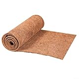 Reptile Habitat Kokosmatte, zuschneidbare Kokosfaser für Terrarien und Körbe, Dicke von 0 3 0 4 cm, umweltfreundliches Material (50 x 30 cm)