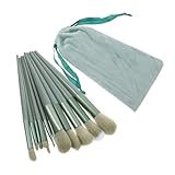 VALICLUD 1 Satz Make-up-Pinsel-Set Make-up Pinsel erröten Bürsten Abdeckung Wangen Anzüge loses Pulver Bürste aus Kunstfaser Schönheitszubehör Rougepinsel Holzgriff Green