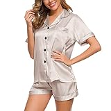 Pyjama Vierteiliges Set Nachthemd Damen Sexy mit V-Ausschnitt Mode Versuchung Uniformen Unterwäsche Nachthemd Loungewear Nachtwäsche Schultergurte Unterkleider