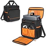 PGmoon Beamer Tasche Kompatibel mit Nebula Mars 3/Cosmos Laser 4K/SE, Projektortasche mit Zubehörtaschen (Patent Design)