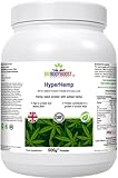 HyperHanf | Hanfsamen Proteinpulver und Kräutermischung | reich an Eiweiß und Ballaststoffen | ideale Alternative zu Molke und Soja | ohne GMO | ohne Blähungen | 500g Pulver