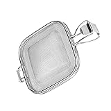 ibasenice Gebackener Netz Clip rostfrei Sandwich-Bratnetz Netze Sandwichkäfig für Toaster Braten mikrowellengeschirr Grillzange Backofen Brotclip Toaster-Sandwich-Clip Silver