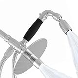 High Sierra Showerheads® - Ganzmetall 4-Wege-Duschkopf und Hand-Kombi-Set Mit Reflexions-Duschkopf und Handbrause mit rutschfestem Griff und schützendem Nylon-Einsatz - Chrom