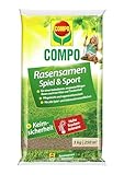 Compo Rasensaat Spiel und Sport, Universelle Rasenmischung, 5 kg, 250 m²