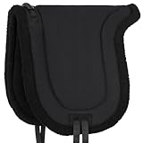 Start Fun Reitpad mit Haltegriff – Bareback Pad für Reiten ohne Sattel – Reitkissen mit Steigbügelriemen – rutschfest & bequem – für Anfänger, Kinder & Freizeit (Schwarz, Full (Warmblut))