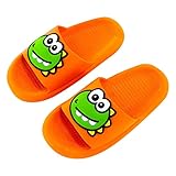 OBiQuzz Badeschlappen Kinder Mädchen Sommer - Dush-Badeschuhe Offener Zeh Strandschuhe Rutschfest Schlappen Weichen Sohle Badelatschen Outdoor Komfortabel Barfussschuhe Flats Freizeit Sandalen