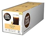 NESCAFÉ Dolce Gusto Grande Mild 48 Kaffeekapseln (100% Arabica Bohnen, Mildes Aroma und feine Crema, Aromaversiegelte Kapseln), 3er Pack (3x16 Kapseln)