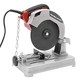 Zug-Kapp-Gehrungssäge 1200w, Kappsäge Schnittdicke 0-50mm, Sägeblatt-ø: 185mm 5200 rpm, Reiner Kupfermotor Gehrungssäge 0-45° Schneidewinkel Sägen mit Werkstückauflage & Spanner