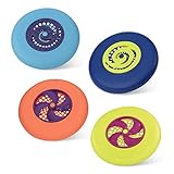 B. toys 4 Frisbee Scheiben im Set – Bunte Frisbees, Outdoor Spielzeug für Kinder für den Garten, Spielplatz, Strand, Park – Motorikspielzeug ab 3 Jahren