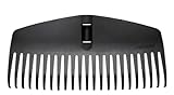 Fiskars Laubbesen-Kopf, 23 Zinken, Verbindbar mit Fiskars Solid Stiel, Breite: 42 cm, Kunststoff-Zinken, Schwarz, M, Solid, 1063089