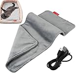 Rückenheizkissen - USB-Lade-Wärmedecke | Schulterheizkissen | für Rücken Bein Arm Knie Stuhl Sofa Arbeitsplatz Haustierbett