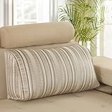 DSAoTeng Dickes Couch-Rückenkissen – Modernes, ergonomisches Lendenwirbelstützkissen, Leinenkeil-Kopfteil-Kissen, zum Lesen, Entspannen im Wohnzimmer, Sofa, Schlafzimmer, Fenstersitz (#11, 60 x 30 x