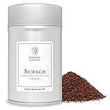 Boomers Gourmet - Sumach Gewürz, Sumac Früchte gemahlen, für die orientalische Küche nach Ottolenghi - Gewürzdose 11,5 cm - 100 g