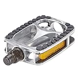 Prophete City/Trekking Fahrradpedale, Alu-Rahmen mit Gummiblock und Reflektoren, nach StVZO zugelassen, rutschfest