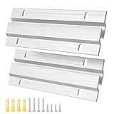 EFUTURETIME 2 Paar Z-Klemmen zum Aufhängen Schwerlast 15cm, Hochbelastbares Aufhängungssystem, Z-Hanger mit Schrauben für Schwere Rahmen, Bettkopfteil, Spiegel, Rack