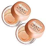 Maybelline New York Dream Mat Mousse SPF 18 Mattierende Grundierung Deckend und Atmungsaktiv T-Zone Farbe 40 Fawn für Mischhaut oder fettige Haut - 2 Kosmetika