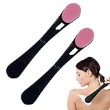 2 Stück Eincremehilfe für Rücken,Rosa Rückeneincremhilfe,Rücken-Applikator,Faltbares Design,Wiederverwendbar und Praktisch für Die Selbstanwendung von Duschlotion und Sonnenschutz Ist