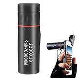 Monokular Fernrohr für Erwachsene, Taschenmonokular | Tragbares Monokular mit klarer Sicht bei schlechten Lichtverhältnissen, Monokular für Erwachsene mit klarer Sicht für alle