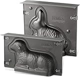 Zenker Vollbackformen Set Lamm und Hase – Backformen für die Osterzeit – 900 & 600 ml Füllvolumen – 3D Kuchenformen mit Osterlamm und Osterhase als Motiv zum Backen – Leckere Osterdeko