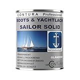 Bootslack Yachtlack glänzend Contura Holzlack Thekenlack Klarlack Außen Holzschutz (750ml.)