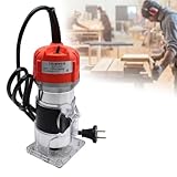 Elektrische Oberfräse Hobelmaschine Vollkupfer Motor Schreiner Werkzeug 30000R/Min Elektrischer Holzhandschneider Laminator DIY Schnitzmaschine Holzbearbeitung