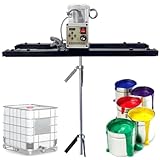 Kommerzieller Fasstrommelrührer, elektrisches Rührwerk for IBC-Tank, 1 Tonnen/1000 l Farbmischer, 2100 W elektrische Tankmischermaschine, 200–3000 U/min, for Rühren verschiedener,L5,A