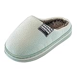 Generisch Hausschuhe Filz 28 Mädchen Kinderschuhe, modisch, flach, für, Baumwolle, Hausschuhe, bequem, weicher Boden, warme Baumwoll-Hausschuhe Socken Antirutsch Kinder 23 (3-Green, 25 Toddler)