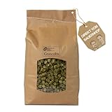 Gebrüder Goller 25kg Grascobs als Pferdefutter - Staubfreier Heuersatz mit natürlichen Inhaltsstoffen & hohem Rohfaseranteil - Futterpellets schonend Warmluftgetrocknet - direkt aus Bayern