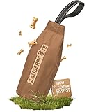 ZAUBERPFOTE Futterbeutel Joy - Mit wasserfestem YKK® Reißverschluss - Apportierbeutel für Hundetraining - Ideal für Leckerlies – Praktische & robuste Leckerlitasche für Hunde