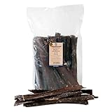 Tiernahrung Schwenner Rinderdörrfleisch für Hunde - 30 cm leckere Kaustangen für Hunde aus Trockenfleisch 1000g