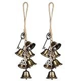 HiCOZZIE 2 Stück zum Aufhängen An der Tür, Hexenglocken, Windglocke, Retro-Wind