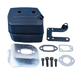 Auspuff Deflektor Halterung Dichtung Bolzen Kit Fit for 625 II 630 Super 670 Kettensäge Ersatz Teil